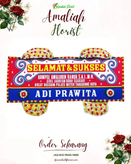 Papan Bunga Ucapan Selamat Pundensari